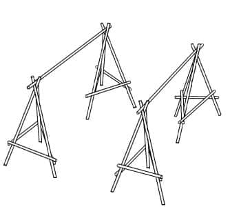 Πλατφόρμα με τρίποδα (υπερυψωμένο αντίσκηνο)