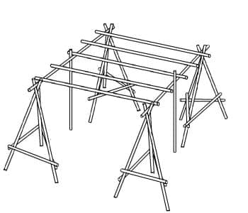 Πλατφόρμα με τρίποδα (υπερυψωμένο αντίσκηνο)