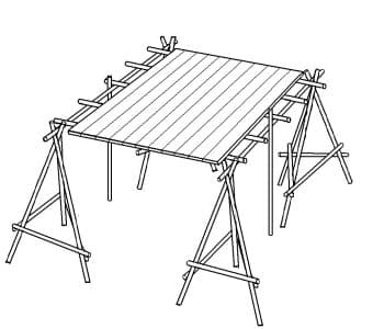 Πλατφόρμα με τρίποδα (υπερυψωμένο αντίσκηνο)